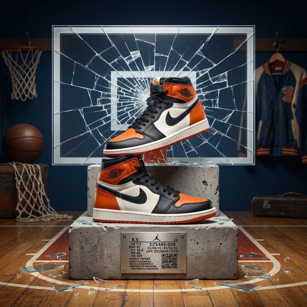 Jordan 1 Retro High OG Shattered Backboard 3.0 DZ5485-008 8.5 10W